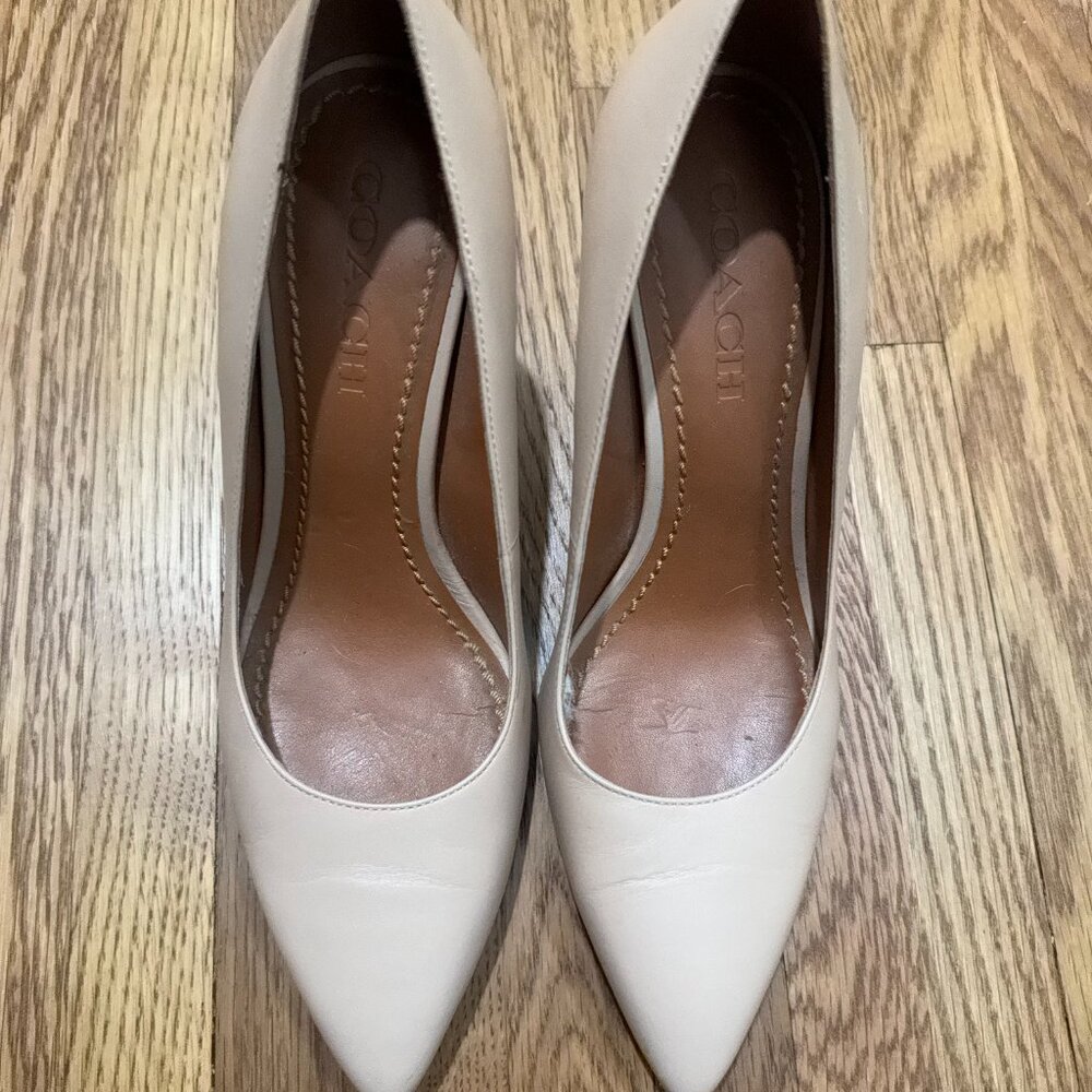 Coach Pumps - Beechwood Nude/Cream Color View 2
